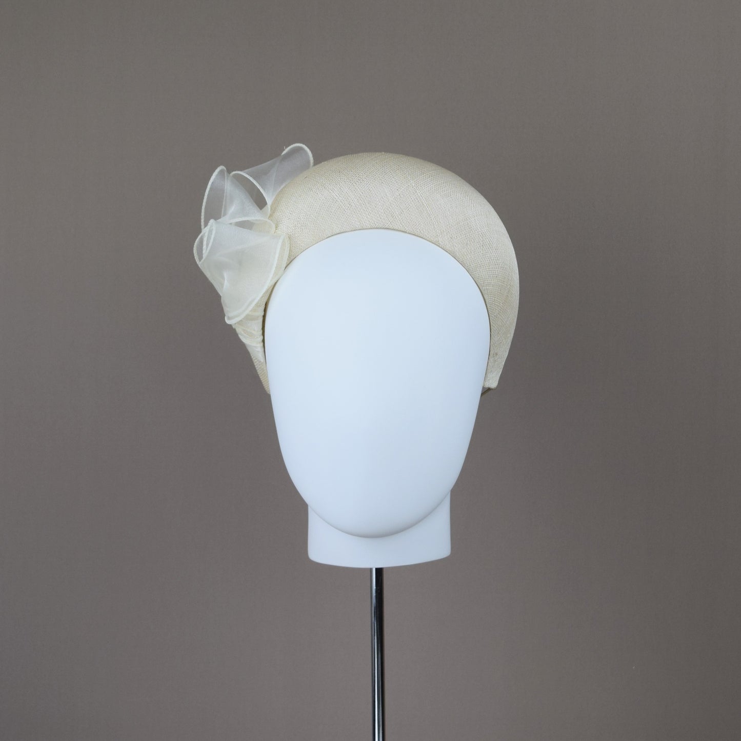 Ivory Straw Wedding Guest Headband