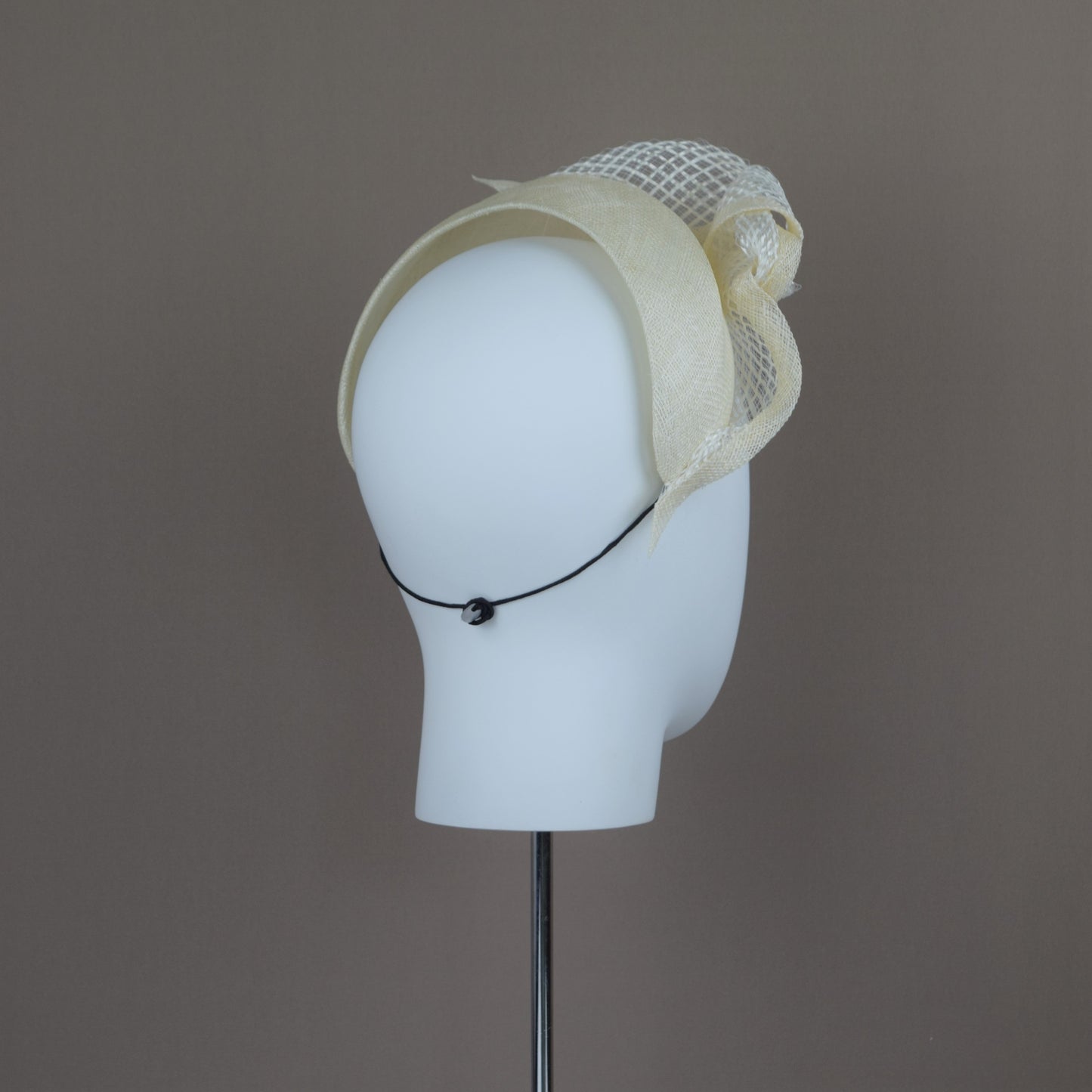 Ivory Straw Wedding Guest Headband