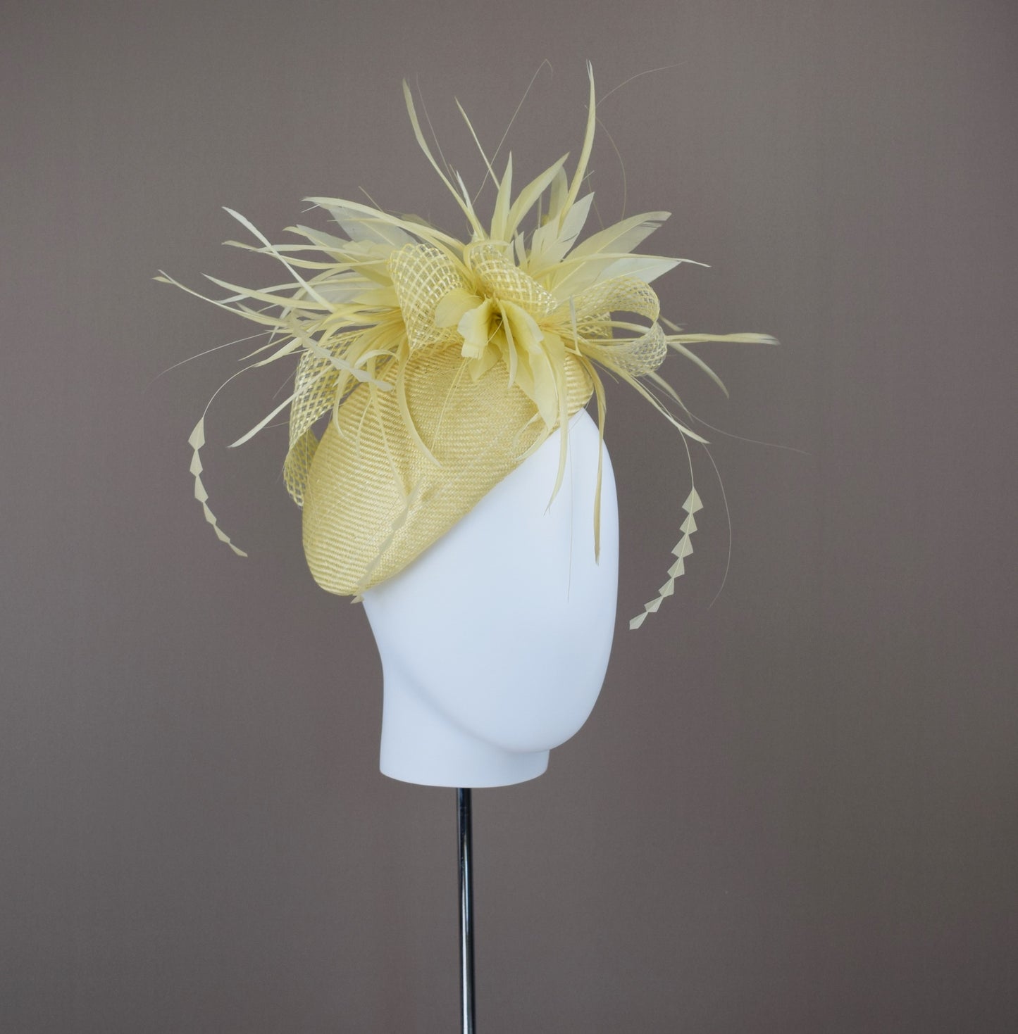 Primrose Yellow Straw Duchess Style Hat