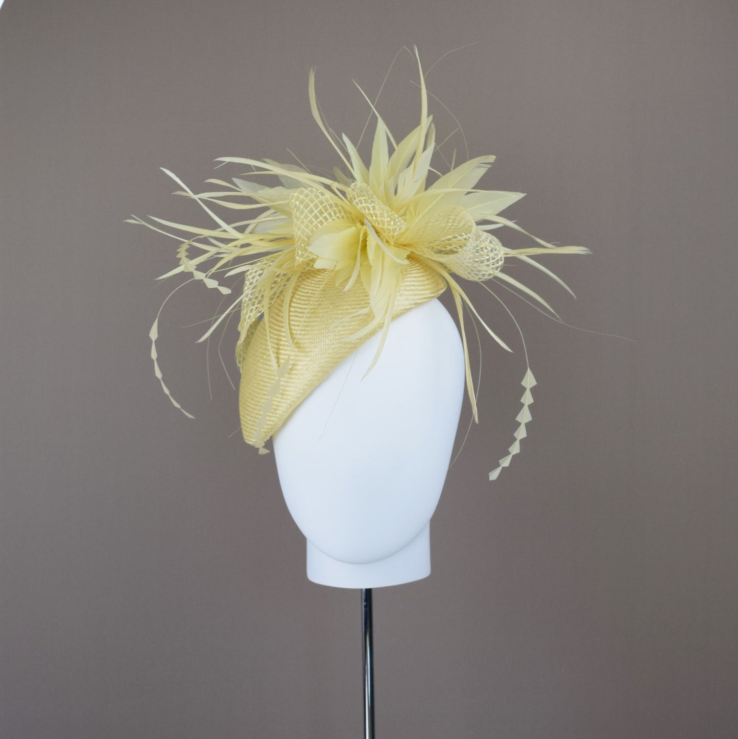 Primrose Yellow Straw Duchess Style Hat