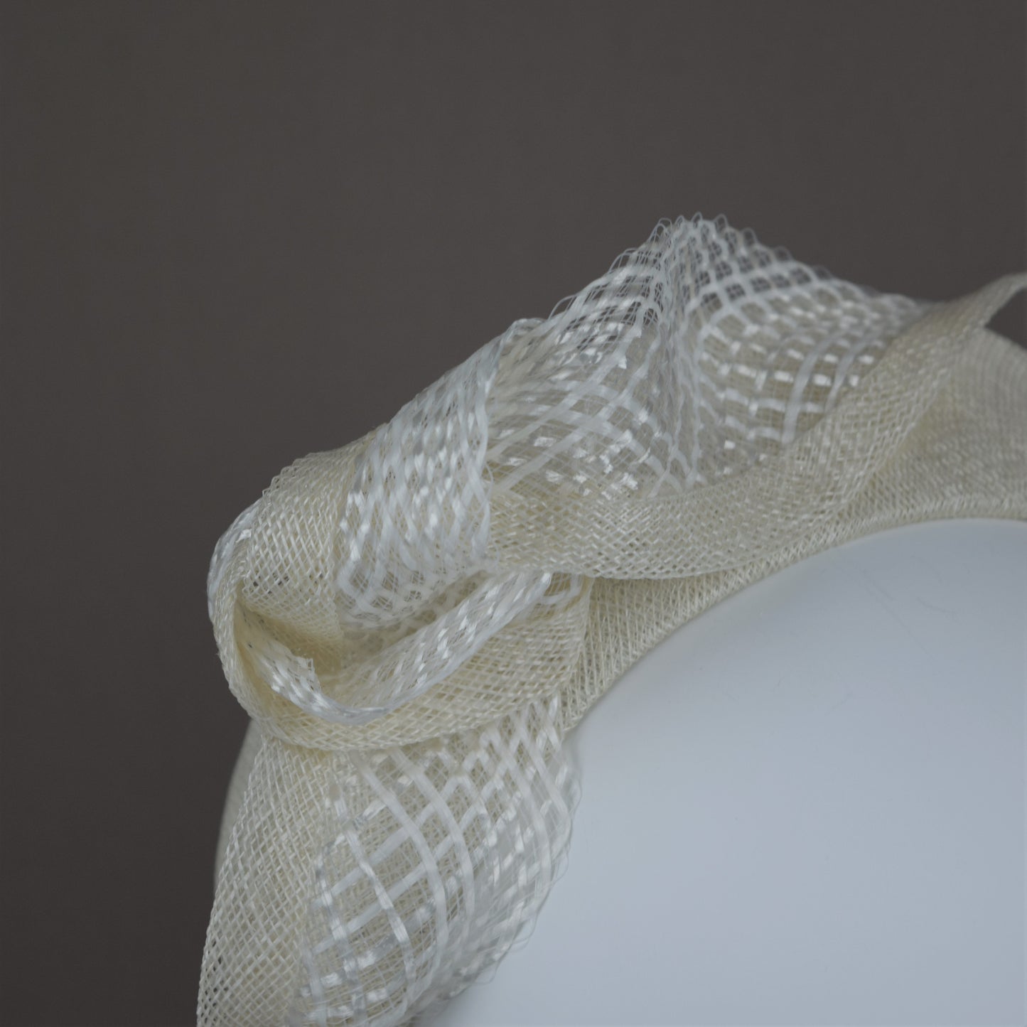 Ivory Straw Wedding Guest Headband