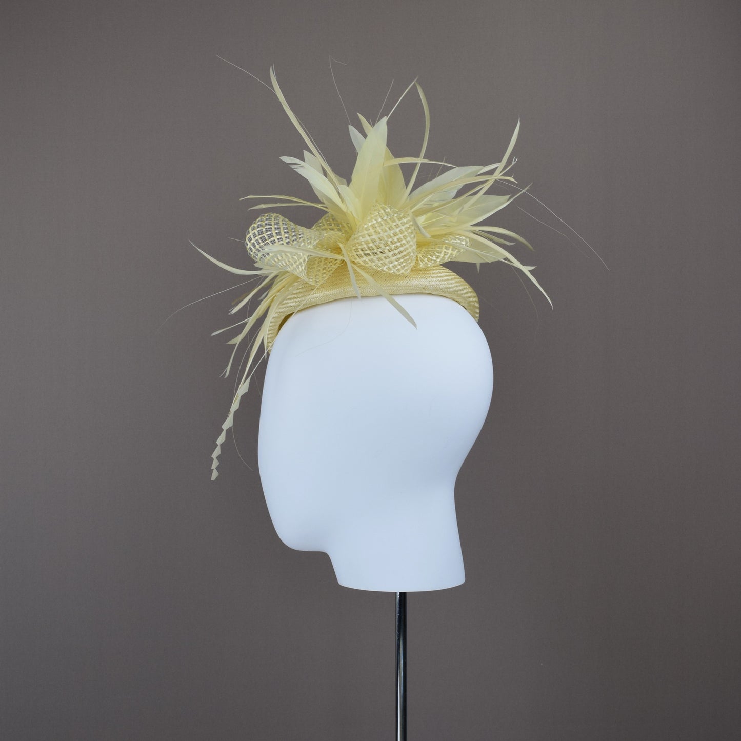 Primrose Yellow Straw Duchess Style Hat