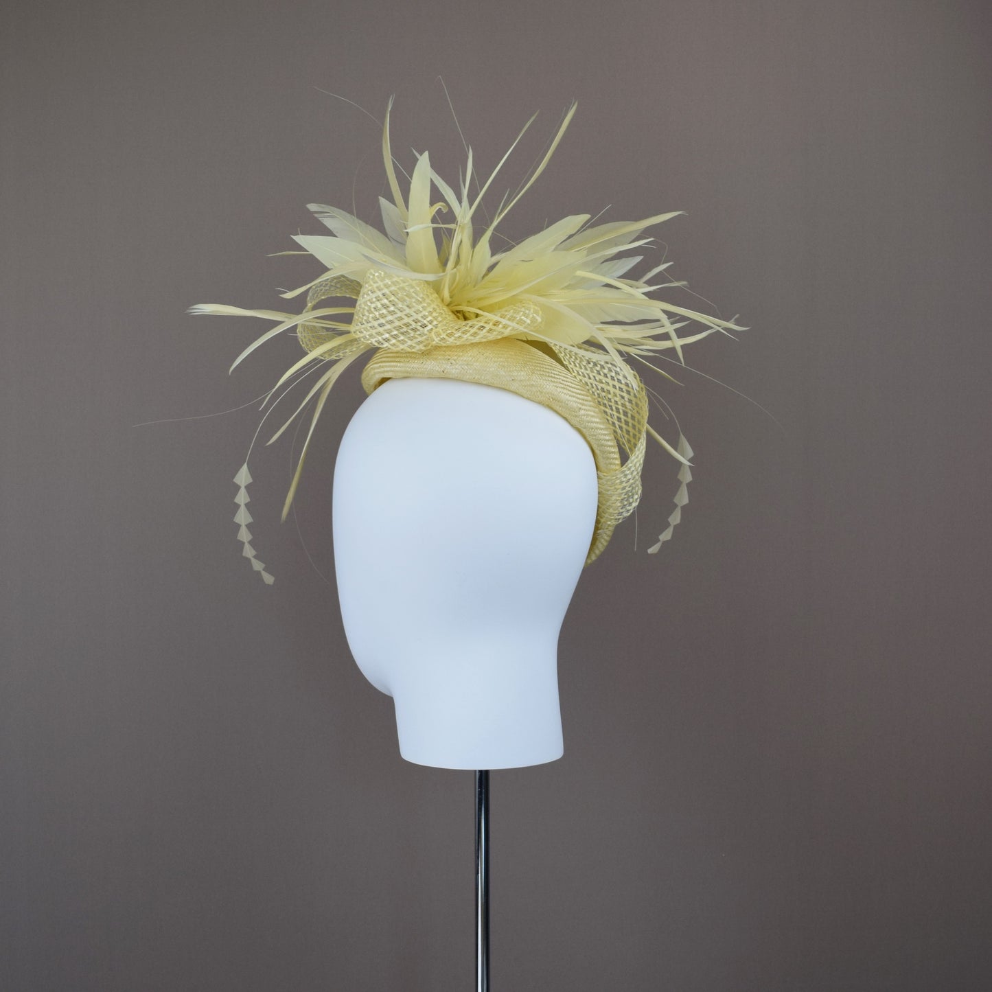 Primrose Yellow Straw Duchess Style Hat