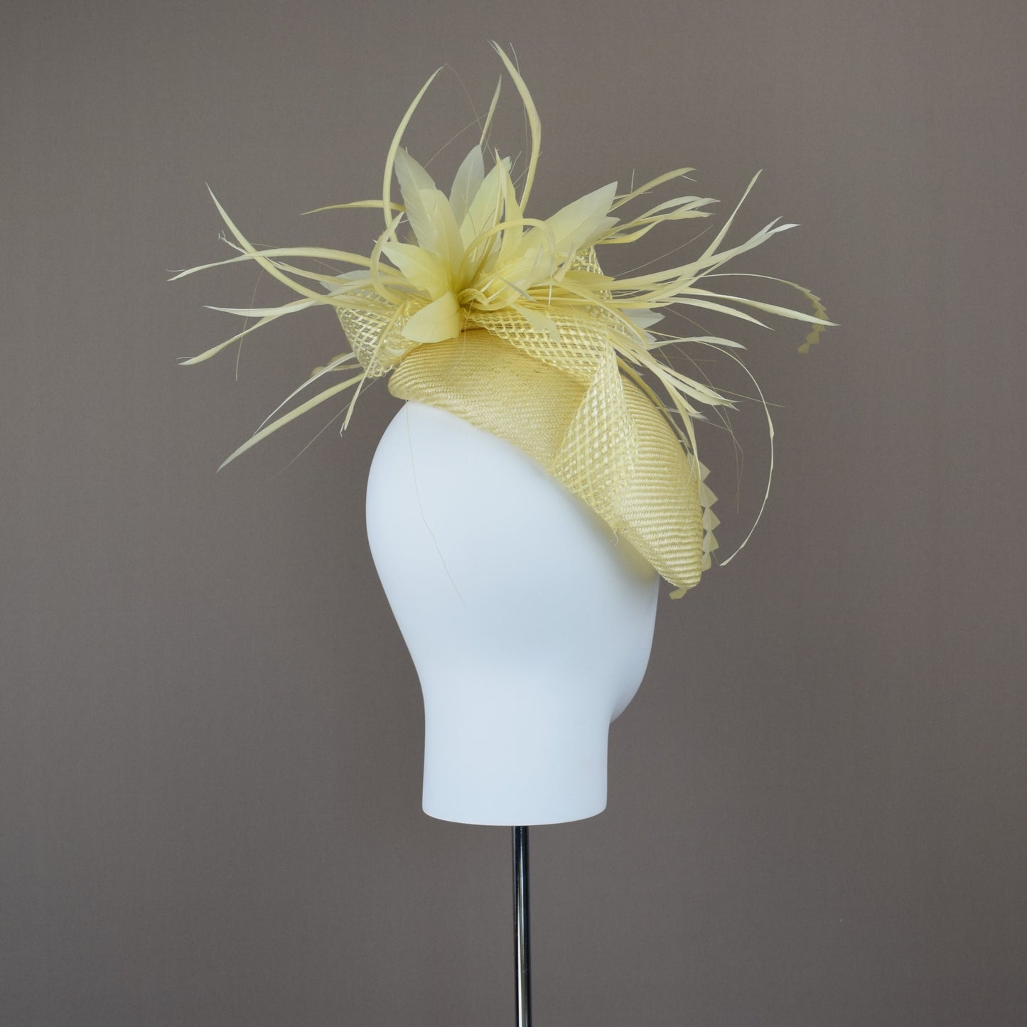 Primrose Yellow Straw Duchess Style Hat