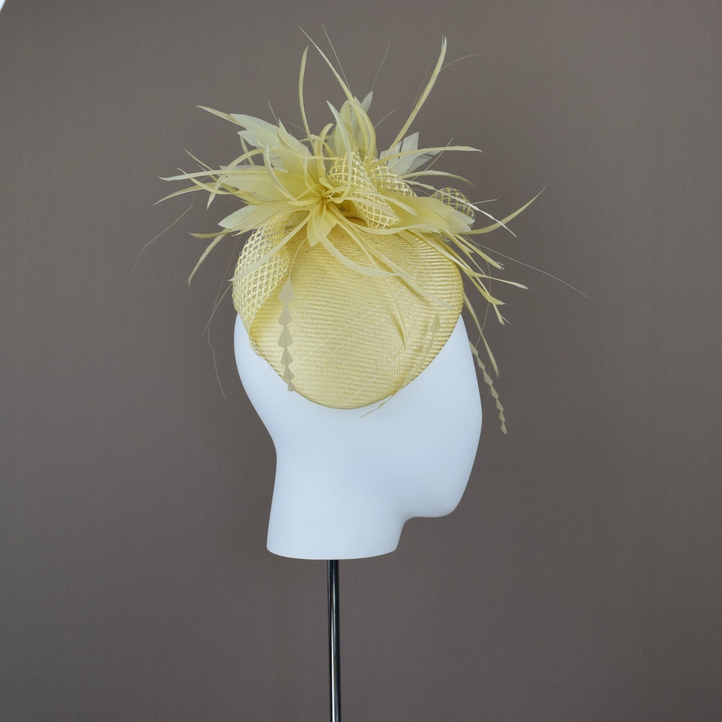 Primrose Yellow Straw Duchess Style Hat