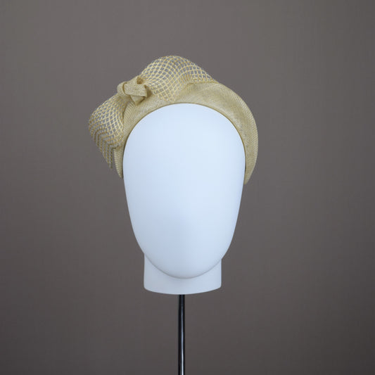 Natural Straw Wedding Guest Headband