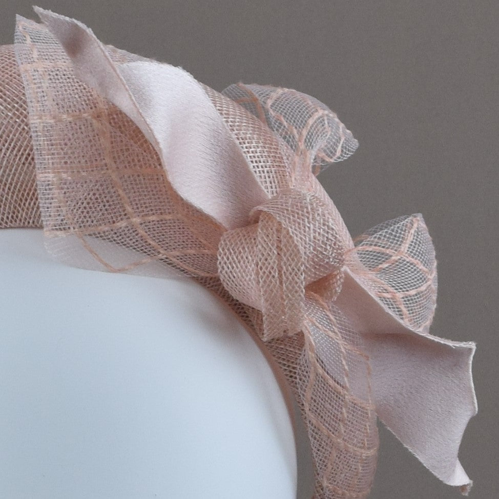 Blush Wedding Guest Headband