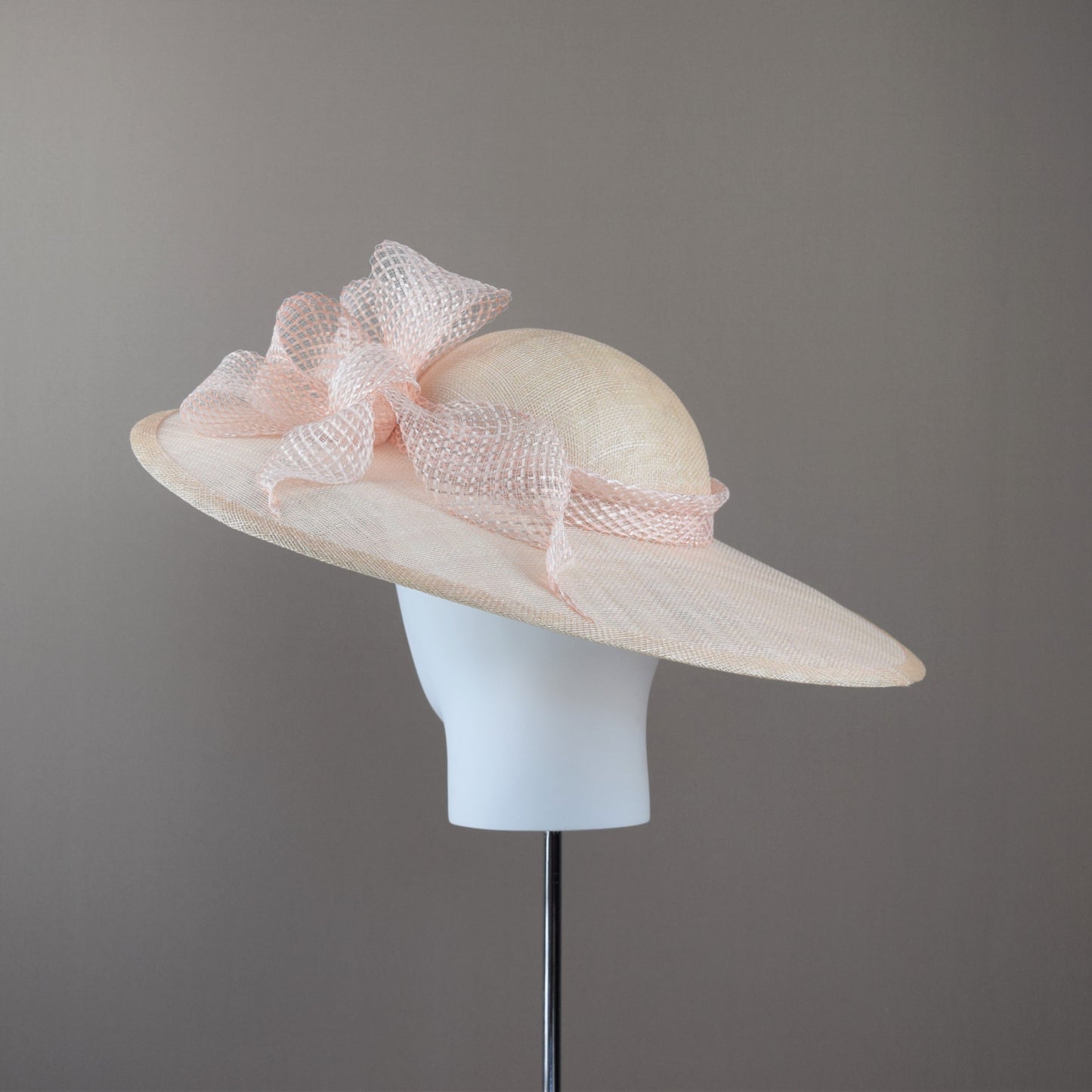 Royal Ascot Blush Wide Brimmed Hat