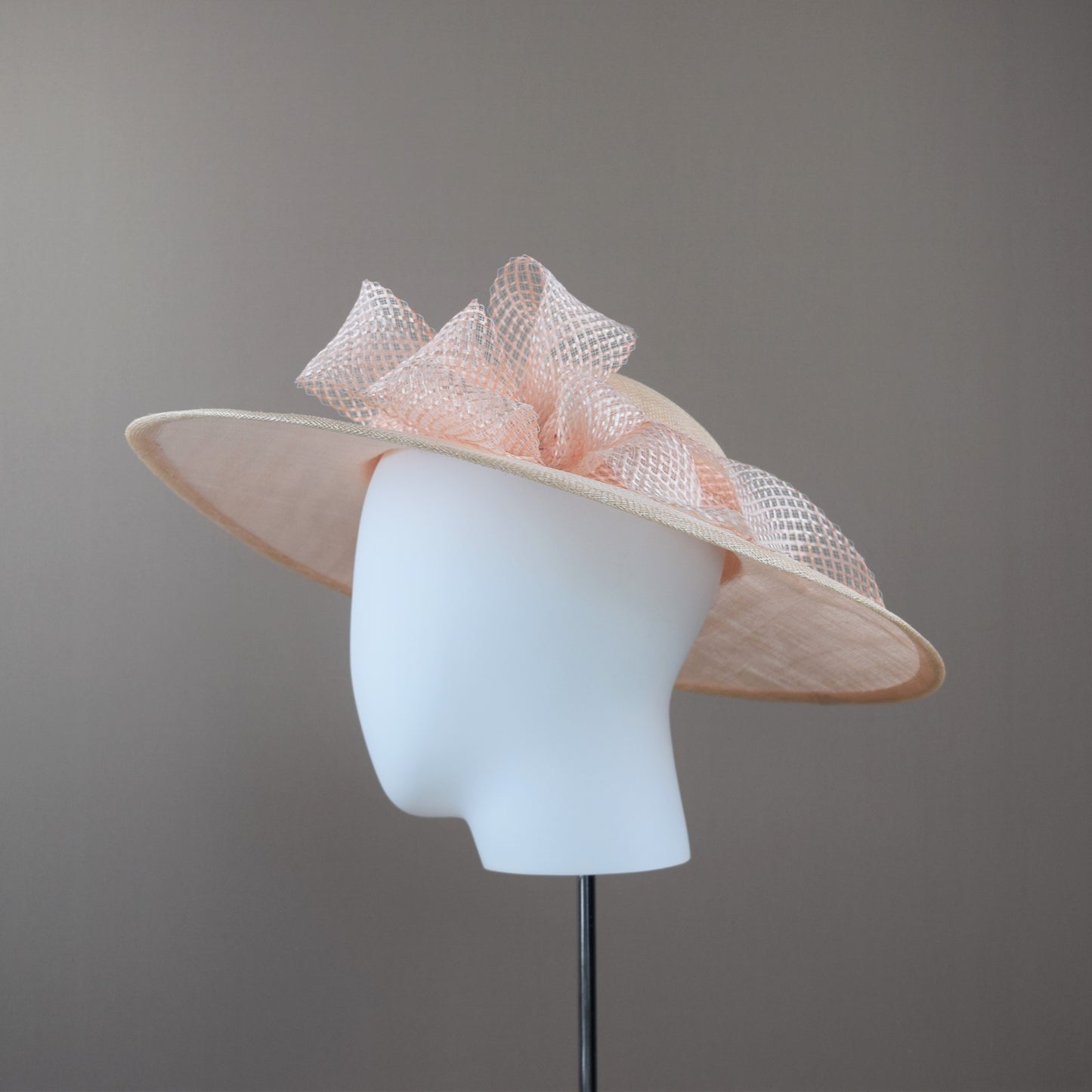 Royal Ascot Blush Wide Brimmed Hat