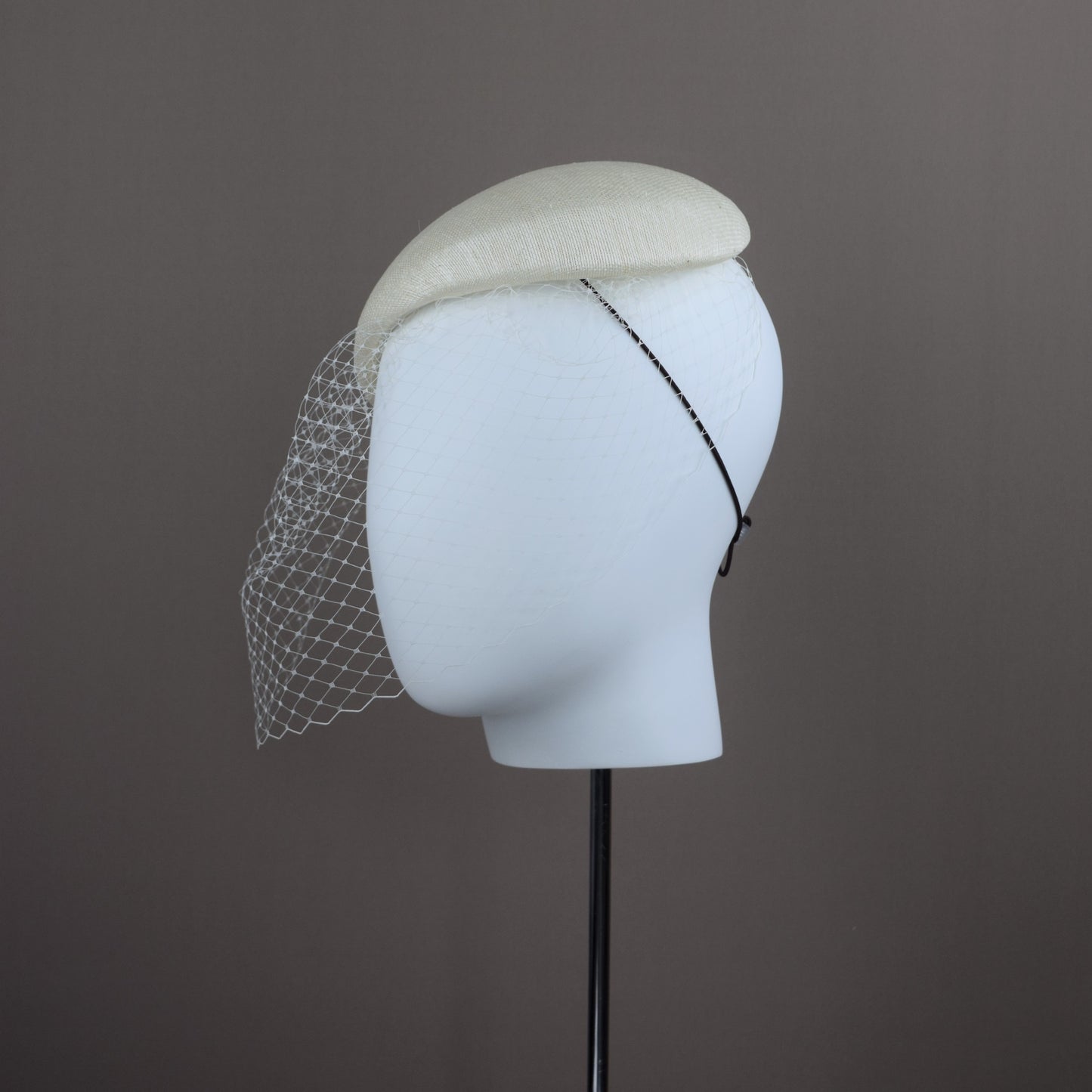 Ivory Straw Duchess Style Hat