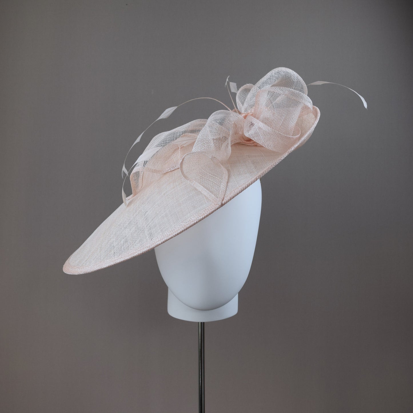 Peach Fuzz Large Saucer Hat