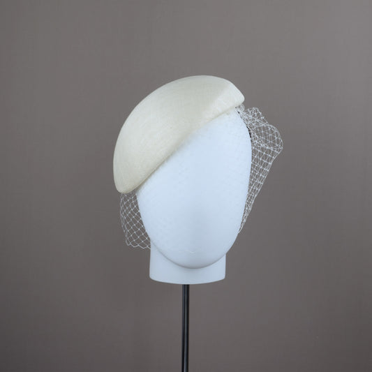 Ivory Straw Duchess Style Hat