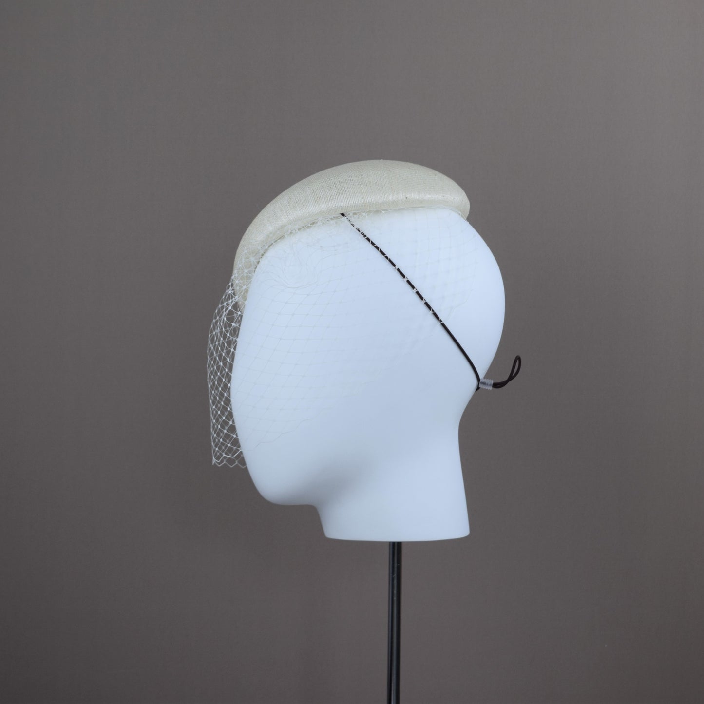 Ivory Straw Duchess Style Hat