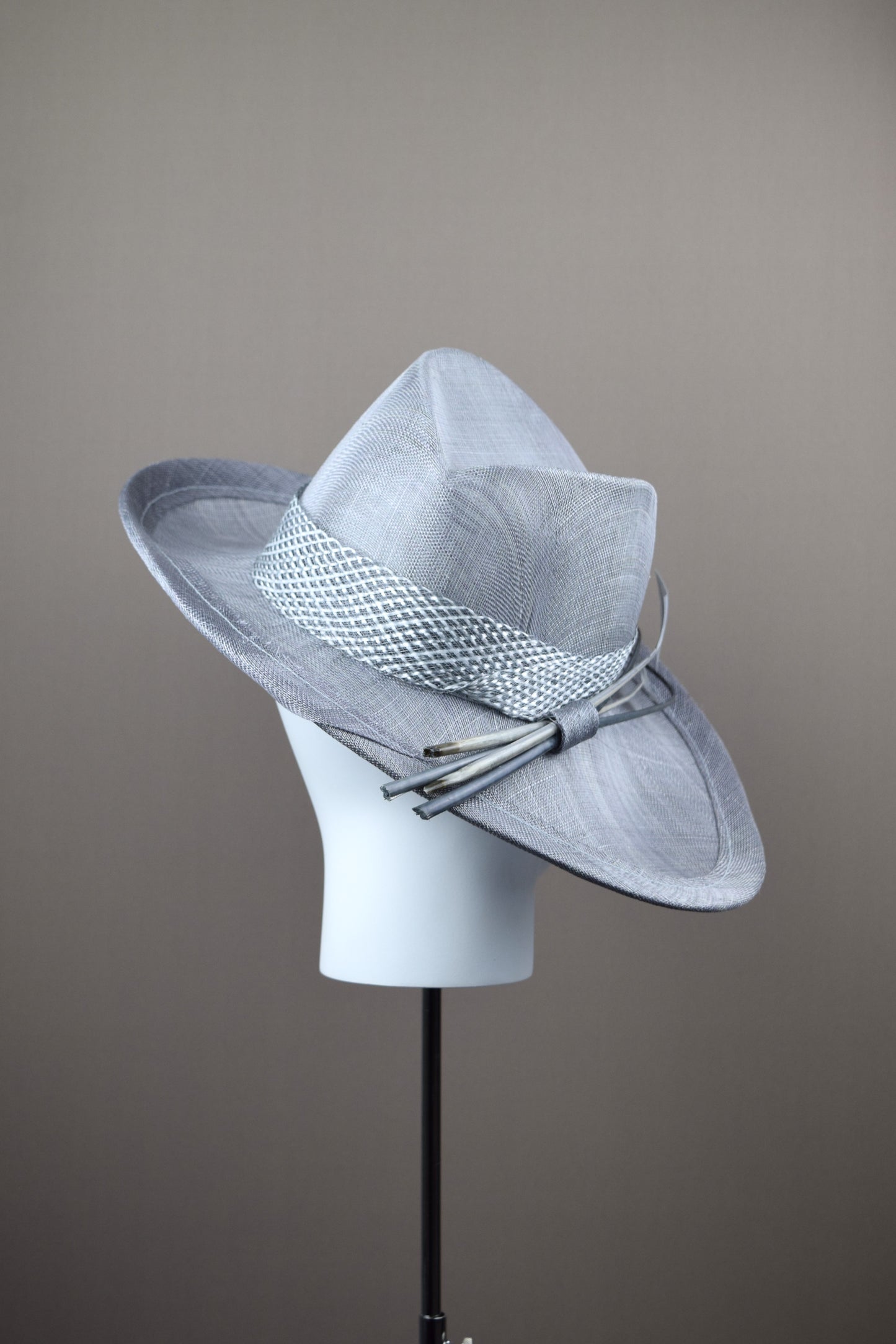 Silver Grey Fedora