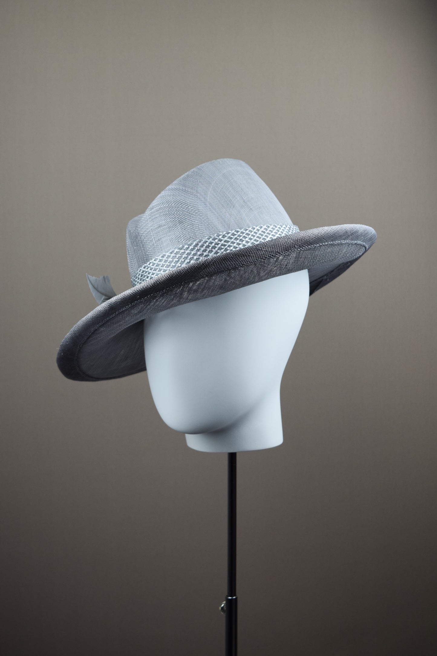 Silver Grey Fedora