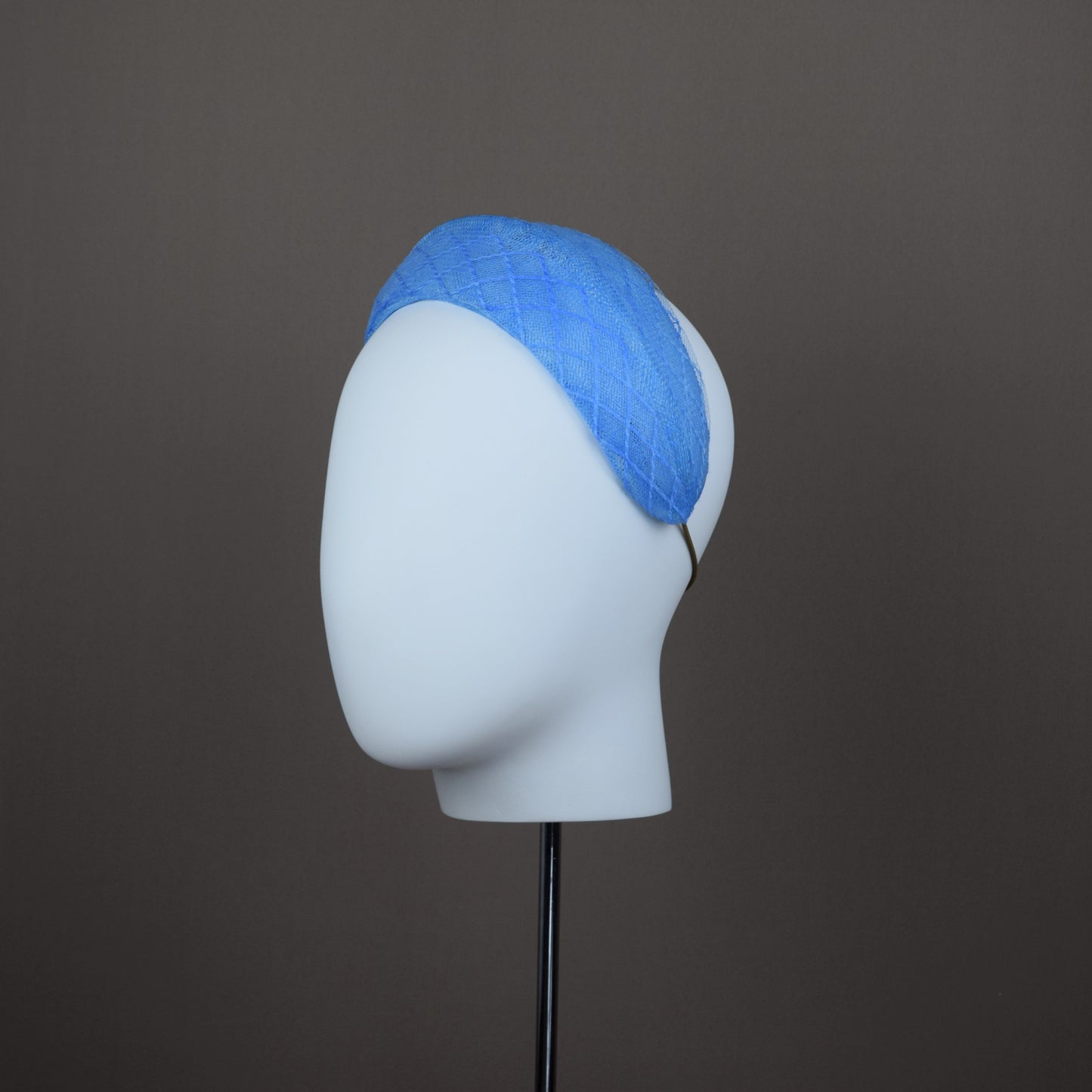 Powder Blue Wedding Guest Headband with optional Veil