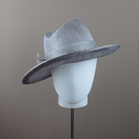 Silver Grey Fedora