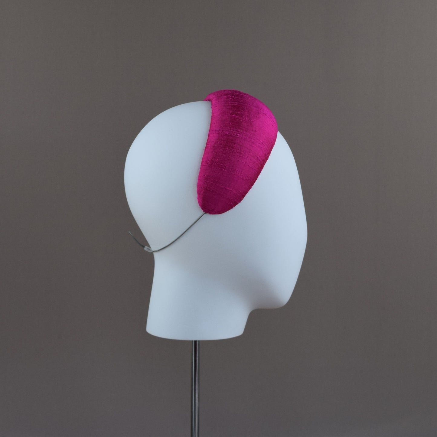 Raw Silk Hot Pink Headband