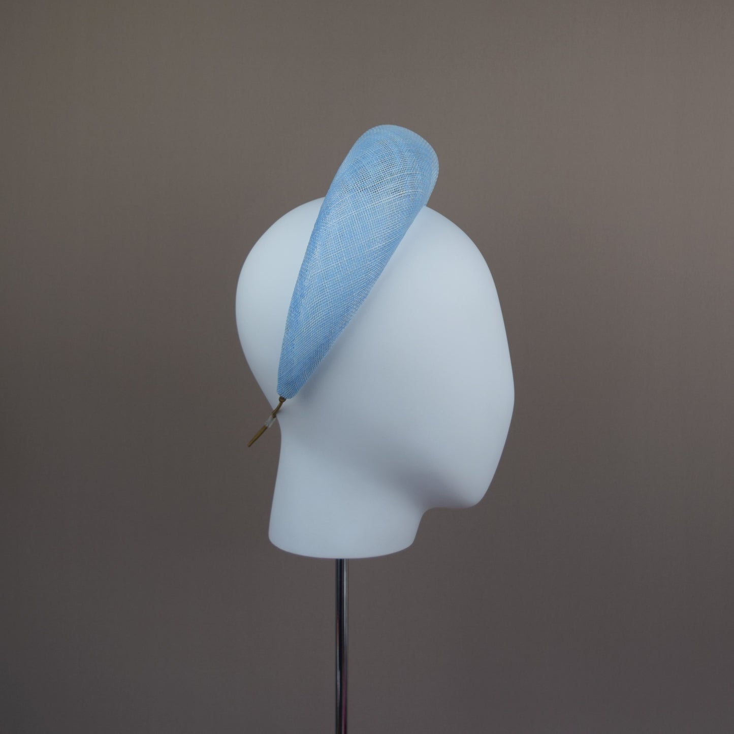 Powder Blue Wedding Guest Headband with optional Veil