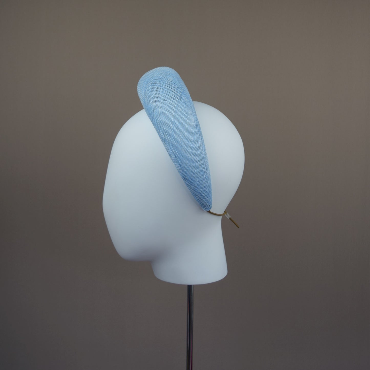 Powder Blue Wedding Guest Headband with optional Veil