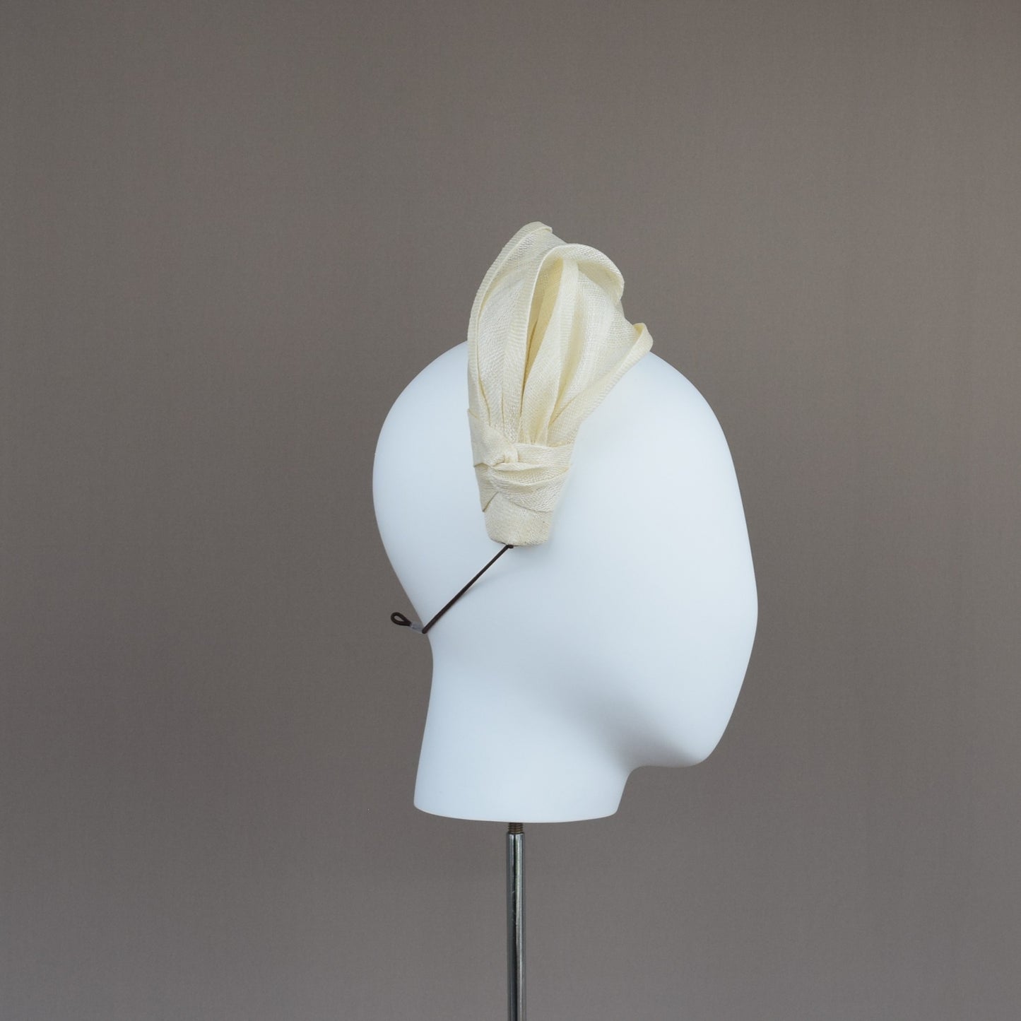 Ivory Cream Straw Headband