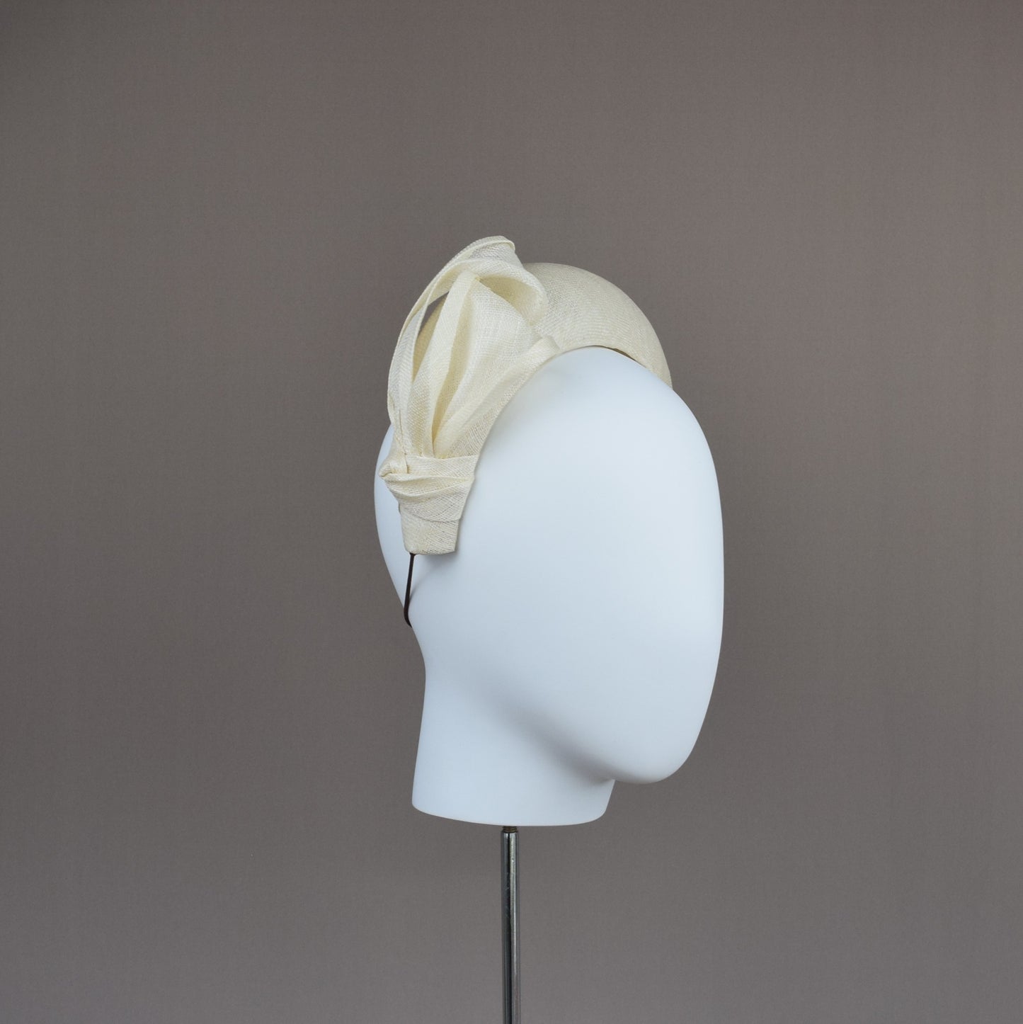 Ivory Cream Straw Headband