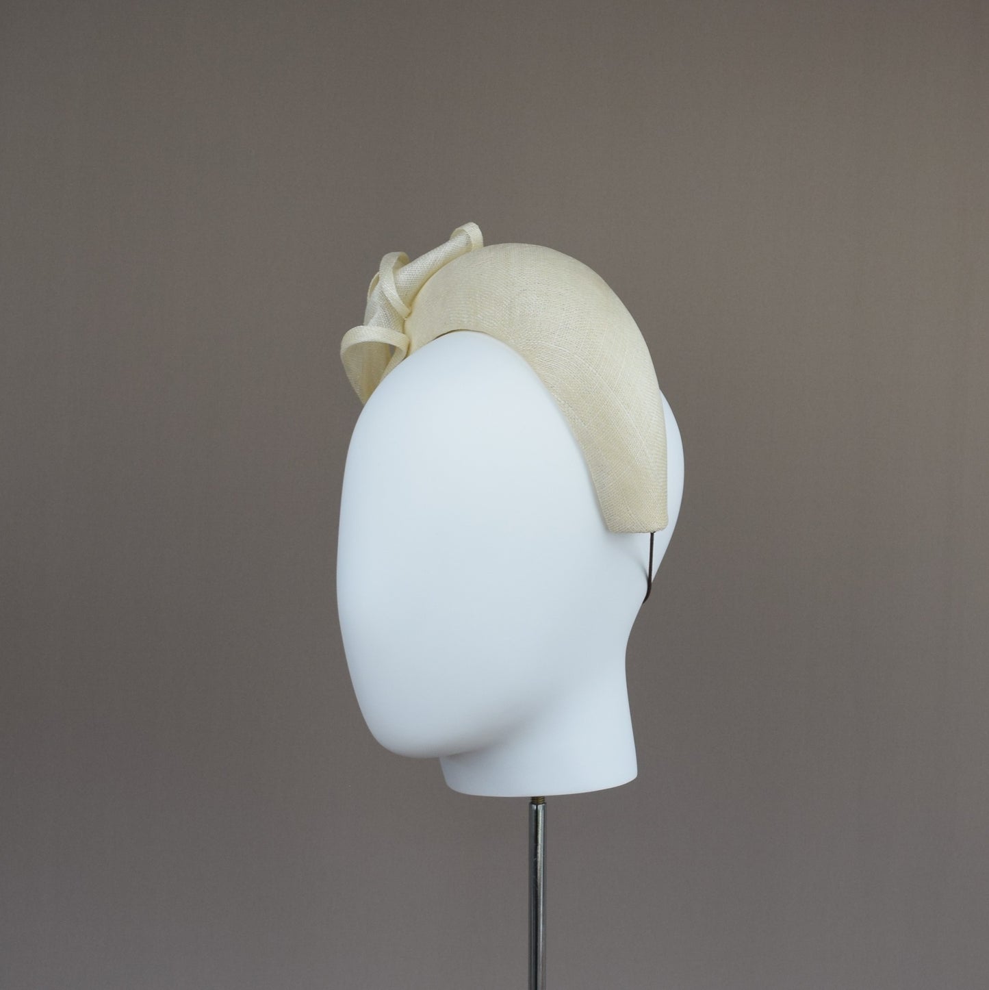 Ivory Cream Straw Headband