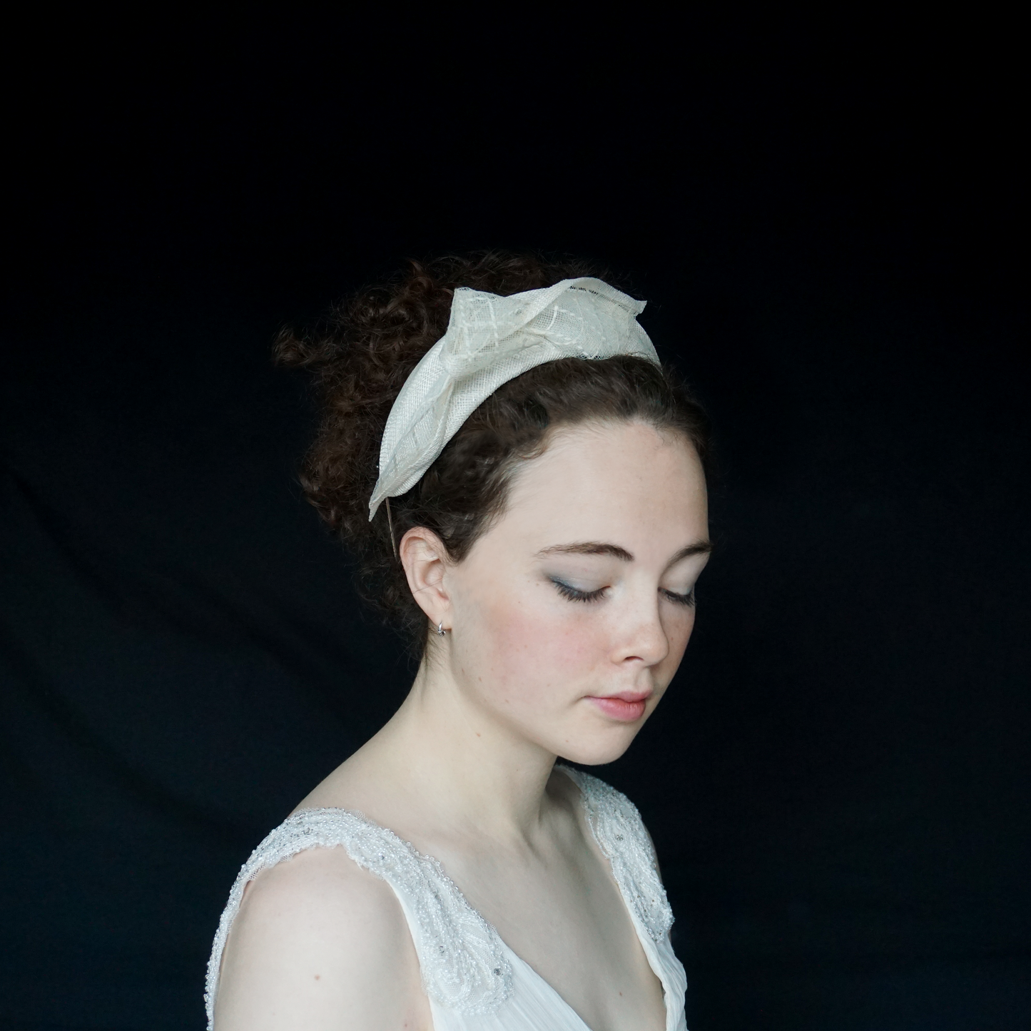 Ivory Straw Wedding Guest Headband